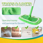 3 Pack Reusable 100% Coral Fleece Mop Pads Compatible - Image 7