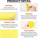 psler Foam Car Wax Applicator Pad Foam Applicator Pads Detailing Round 4 inch - Image 2