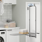 COSTWAY Over The Door Ironing Board, Space-Saving Metal Hanging Ironing Board - Image 7
