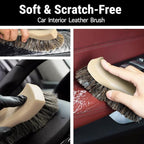 YeewayVeh Long Bristle Horse Hair Brush - Image 4