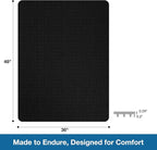 Chair Mat for Carpet, Non-Slip Office Vinyl Mat for Carpet - Image 2