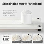Instant Dry Sink Caddy Kitchen Sink Organizer, Quick Drying Stone Tray - Image 3