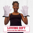 KITCHEN PERFECTION XL Silicone Smoker Oven Gloves - Image 7