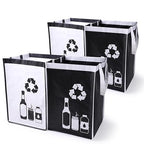Recycle Waste Bag for Kitchen Home- Large Indoor Recycling Bins Trash Sorting by REFARICO