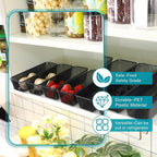 Maitys 12 Pcs Vanity Drawer Organizer 9 x 3 x 2 Inches Clear Plastic Utensil - Image 4