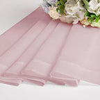 Chyhomenyc Blush Pink Sheer Curtains 84 Inches Long 2 Panels Set - Image 8