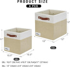 Collapsible Fabric Storage Cube Bins - Image 2