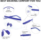 UKNOW Safety Goggles Over Glasses, Safety Glasses Anti Fog Wraparound Eye - Image 5