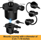 3 Sets Air Pump Nozzles Replacement Plastic Pump Nozzles 3 Sizes Inflatable - Image 4