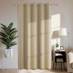 Joydeco Blackout Patio Sliding Door Curtains 90 Inches Long, Grommet Privacy by JOYDECO