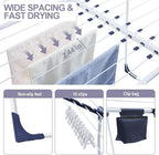 APEXCHASER Clothes Drying Rack, Foldable Gullwing Laundry Rack - Image 4