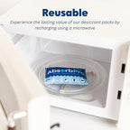 Rechargeable Dehumidifier Bag 5-Pack - 100g Reusable Moisture Absorbers - - Image 3