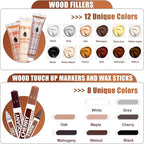 Wood Furniture Repair Kit- Set of 41 Laminate Vinyl Floor Repair Kit Wood - Image 2
