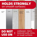 Wall Hooks for Hanging Heavy Duty, Medium 22 Self Adhesive Wall - Image 6