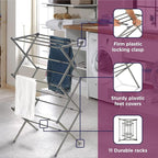 BLACK+DECKER 3 Tier Expandable Collapsing Foldable Laundry Rack - Image 4