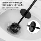 DOWRY Toilet Brush and Holder for Bathroom Storage Organization Deep Cleaning - Image 4