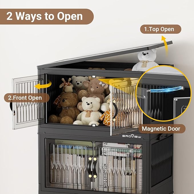 BROVIEW 320Qt Stackable Storage Bins - Image 3
