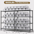 Himimi 4-Tier Adjustable Metal Shelving - Image 6
