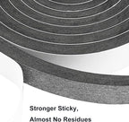 2 Rolls Weather Stripping Door Seal, 3/4'' W x 3/8'' T Foam Tape Close Cell - Image 3