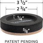 Felt Furniture Sliders for Hardwood Floors X-PROTECTOR 8 PCS 3 ½” - Image 2