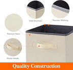 Lifewit Collapsible Fabric Storage Cubes Bins Set 11 Inch, Foldable Cubby - Image 3