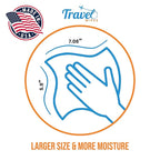 Hand Sanitizing Travel Wipes – 15ct Individually Wrapped | Fresh Citrus Scent - Image 7