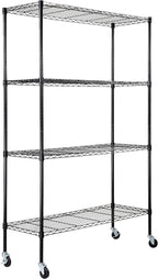 VEVOR Storage Shelving Unit, 4-Tier Adjustable Storage Shelves, Metal Shelves by VEVOR