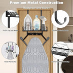 Ironing Board Hanger, Metal Over The Door or Wall Mounted Ironing Board Caddy - Image 7
