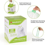 Large Trash Bag 13 Gallon Tall Drawstring 100% Post-Consumer Recycled Garbage - Image 2