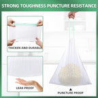 8 Gallon Trash Bag 120 Count, Unscented Strong Drawstring Garbage Bag Fit 30 - Image 3