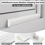 2 Pack*16.4 Ft Weather Stripping Seal Strip - Image 2