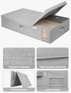 StorageWorks 2-Pack Jumbo Under Bed Storage Bins - Image 4