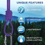 TECEUM Cotton Rope 3/16” – 100 FT – Strong All-Purpose Braided Rope – Natural - Image 4