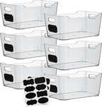 Plastic Clear Storage Bins by ShelfShaper