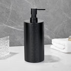Matte Black Shampoo Dispenser Modern Refillable Pump Bottle - Image 6