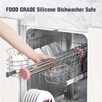 Tomorotec 17.7" x 15.5" Roll Up Dish Drying Rack Over Sink Drying Rack Sink - Image 7
