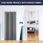 Joydeco Custom Size Door Curtain, Closet Door Curtain - Image 3