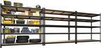 PrimeZone 3 Pack Heavy Duty Adjustable 5 Tier Garage Storage Shelves by PrimeZone