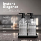 Glass Hand and Dish Soap Dispenser Set by Brighter Barns - Image 2