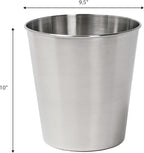 happimess HPM1113C-SET2 Nolan Modern Classic Smooth Steel 2 Gal Waste Bin - Image 3