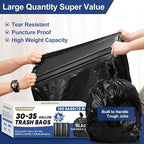 30-35 Gallon Trash Bags Heavy Duty 1.5 Mil - Image 3