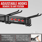 Wall Mount Tool Storage Rack, Garage Organization, Heavy Duty Garage Storage - Image 3