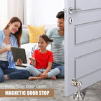 8 Pcs Magnetic Door Stoppers Stainless Steel Door Stops Magnetic Catch Holder - Image 7