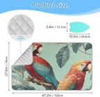 Tropical Parrots on The Branc Ironing Mat Thickened Ironing Blanket Travel - Image 2