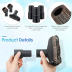 6 Pcs Vacuum Attachments Accessories VAC Attachments 1.25'' 25mm and 36mm Shop - Image 3