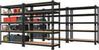 PrimeZone Storage Shelves 5 Packs 5 Tier Adjustable Garage Storage Shelving by PrimeZone