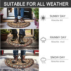 CHICHIC Welcome Door Mat 18 x 30 Inch Front Doormat Outdoors - Image 6