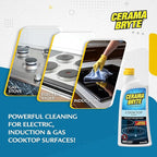 Cerama Bryte Removes Tough Stains Cooktop and Stove Top Cleaner - Image 3