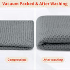 Homaxy 100% Cotton Waffle Weave Kitchen Dish Cloths, Ultra Soft Absorbent Quick - Image 8