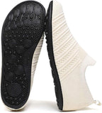 QZKDM Lightweight Slip on Grip Indoor House Slippers Barefoot Non Slip Home - Image 6